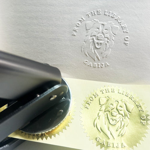 Dog Paper Embossing Stamp