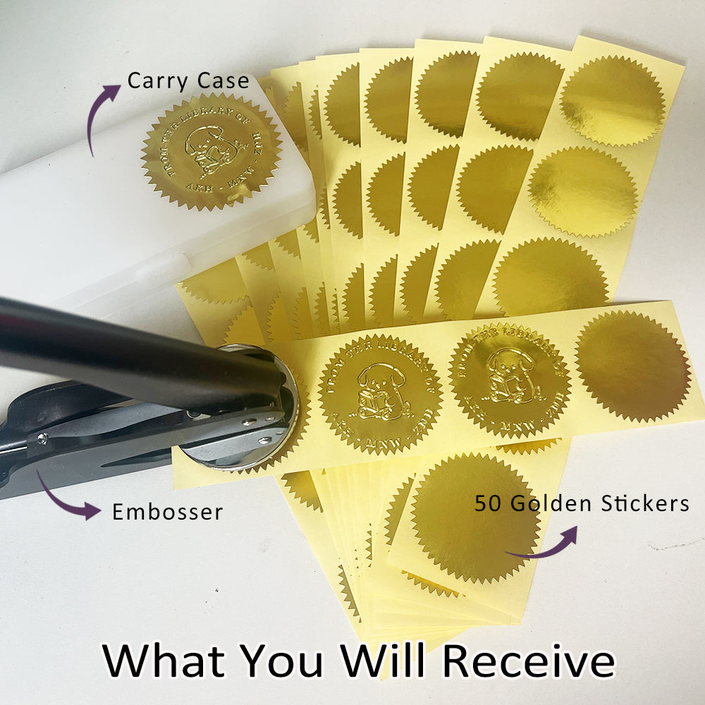 Personal Library Embosser - Book Collection