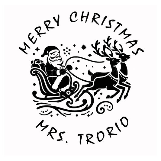 Custom Merry Christmas Embosser