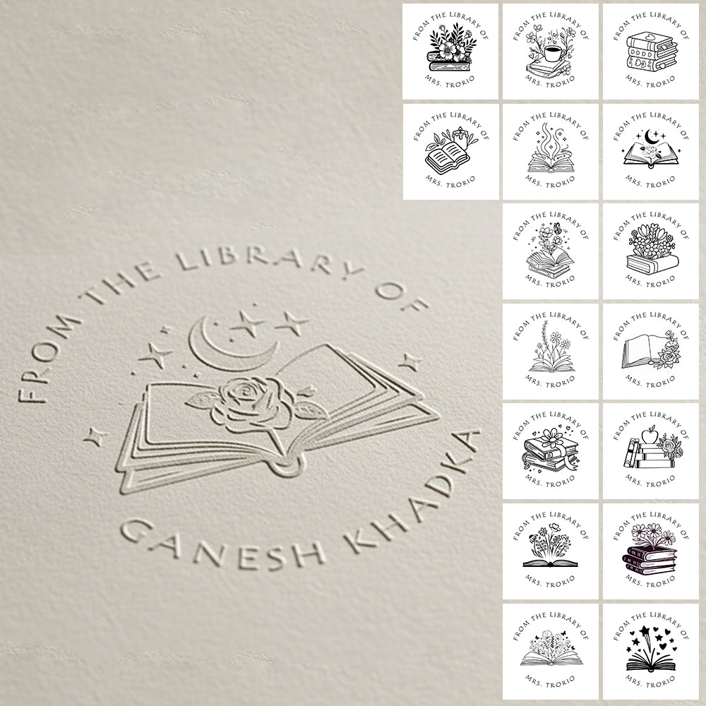 Personal Library Embosser - Book Collection