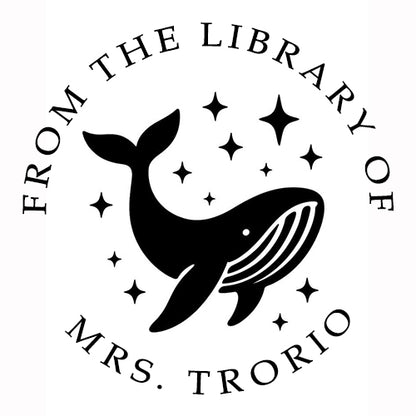 Whale Press Book Embossing Seal