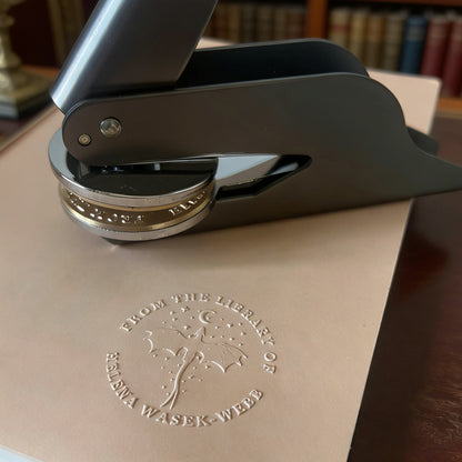 Dragon Book Embossing Stamp