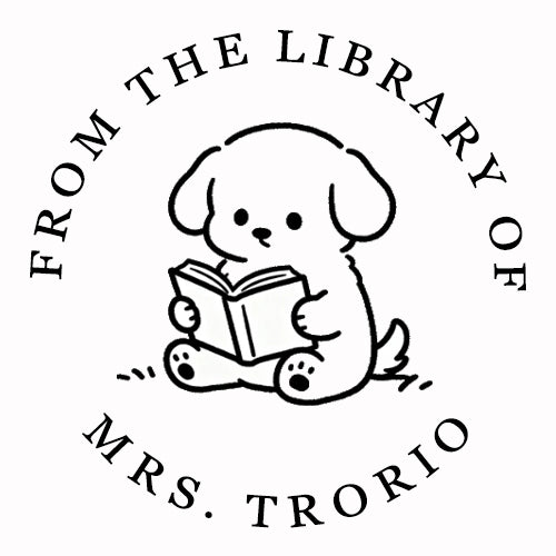 Personalized Dog Library Stamps