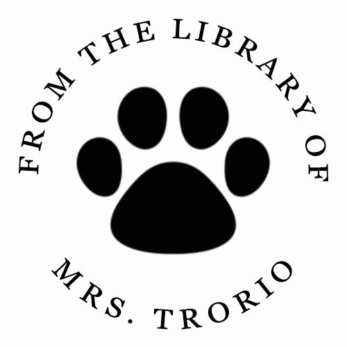 Personalized Dog Book Stamp for Book Lovers