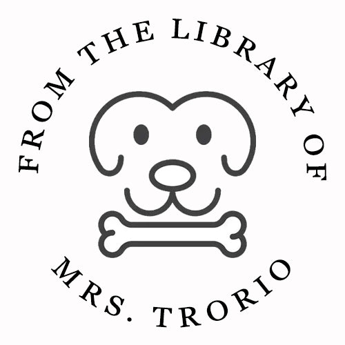 Custom Dog Mom Book Stamp