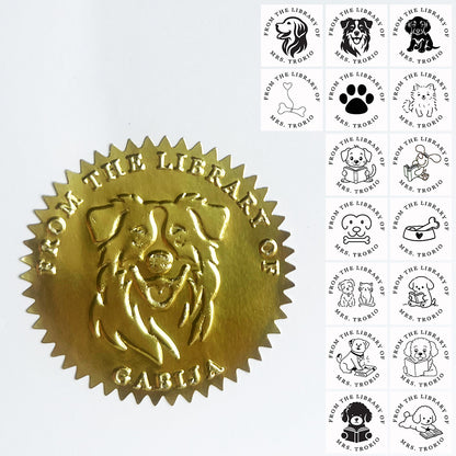 Dog Paper Embossing Stamp