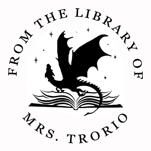 Dragon Book Embossing Stamp