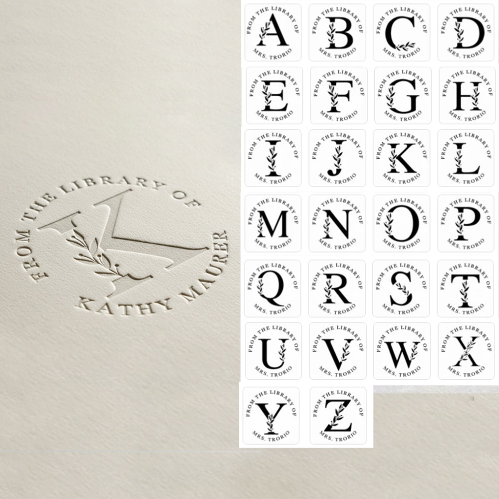 Custom Initial Embosser Stamp