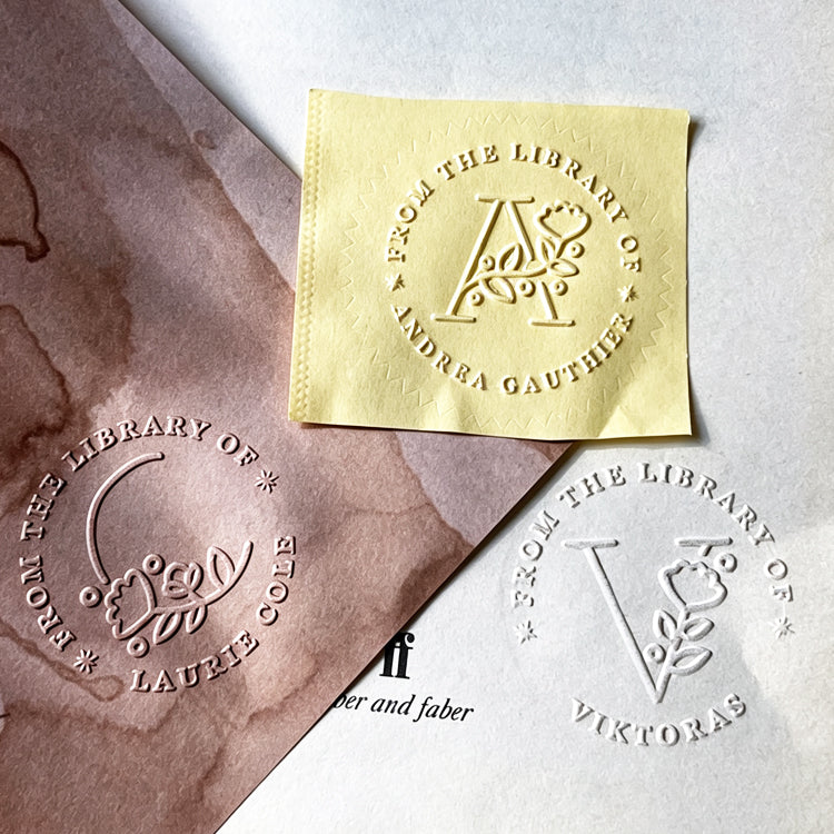 Monogram Book Embosser