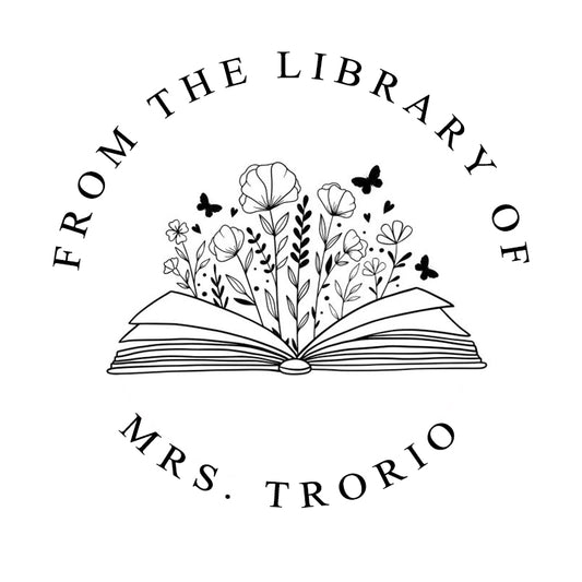 Book Library Embossing Seal